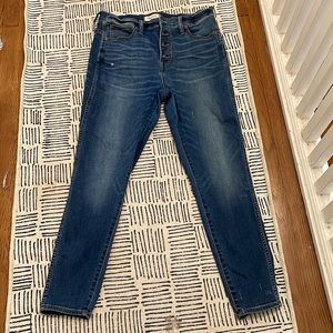 EUC Madewell High Rise Skinny jeans